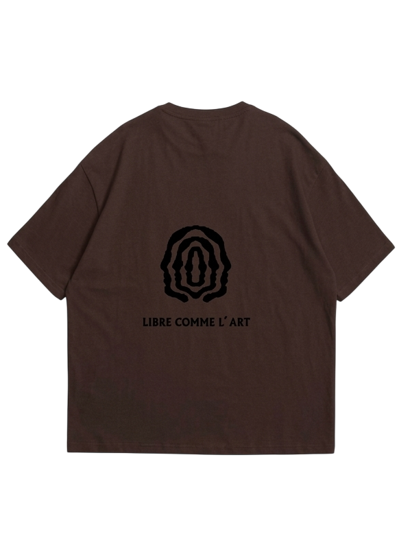 T-shirt snob (2ème collection) - Marron - Vue 2