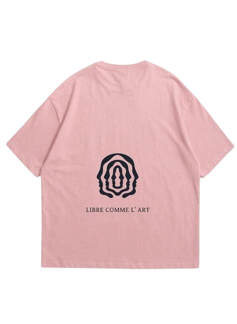 T-shirt snob (2ème collection) - Rose - Vue 2